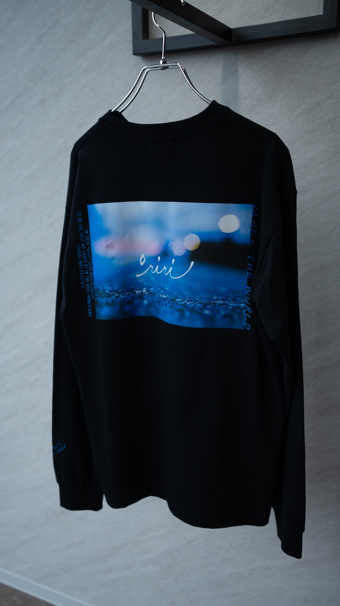 アートプリントロングスリーブTシャツ