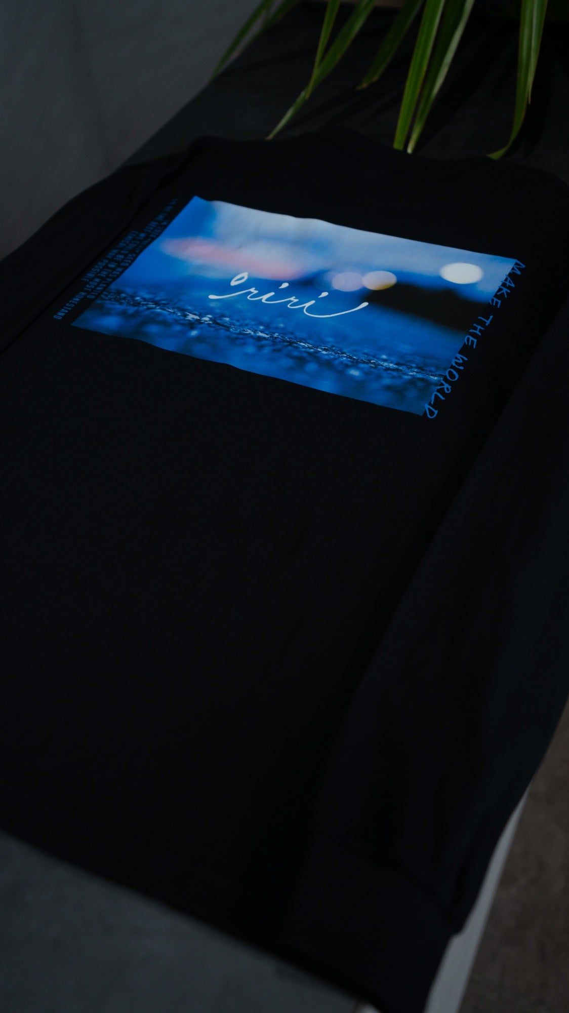 アートプリントロングスリーブTシャツ